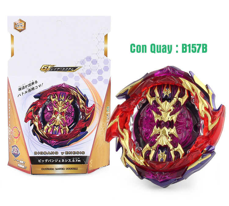 Đồ Chơi Con Quay B157 Kèm Quay Tay | Con Quay BEYBLADE B163