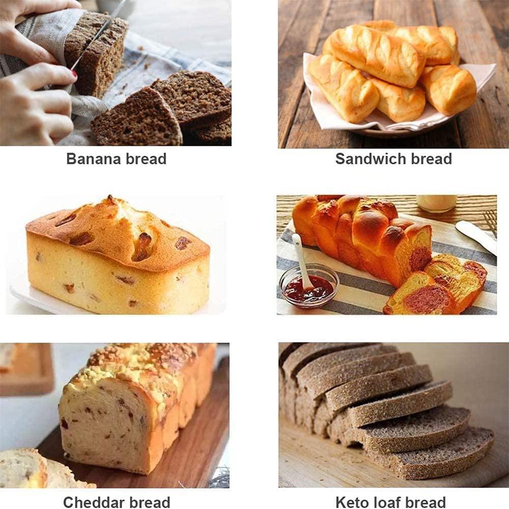 2 PCS M khuôn bánh mì silicon hình chữ nhật, bánh mì silicon bánh mì bánh mì bánh mì, khuôn bánh bánh mì lớn, khuôn bánh mì, quiche quiche