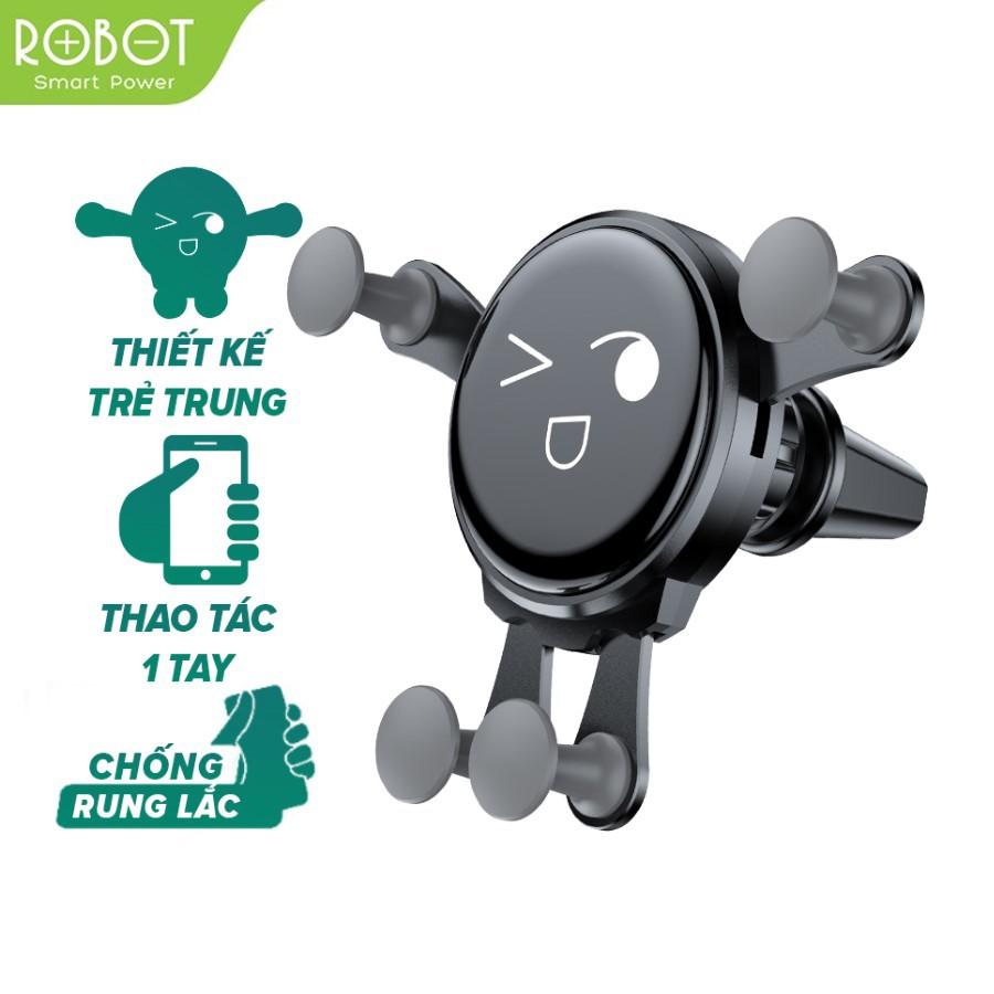 Giá Đỡ Điện Thoại Xe Ô Tô ROBOT Xoay 360 Độ Linh Hoạt - Hàng Chính Hãng