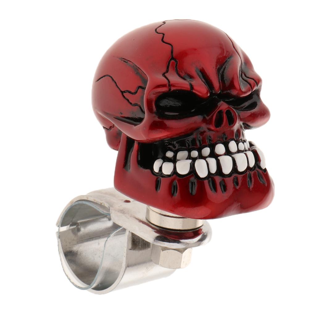 1PC Skull Head Car Steering Wheel  Suicide Knob Handle