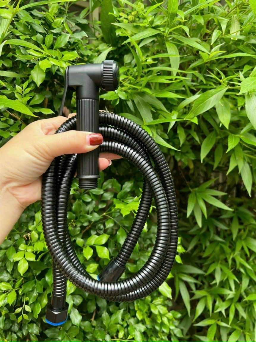 Vòi Xịt Vệ Sinh Bằng Đồng Mạ Crom Cao Cấp Bền Đẹp, Xịt Nước Êm, Chống Rát - Hàng Chính Hãng KG-2023