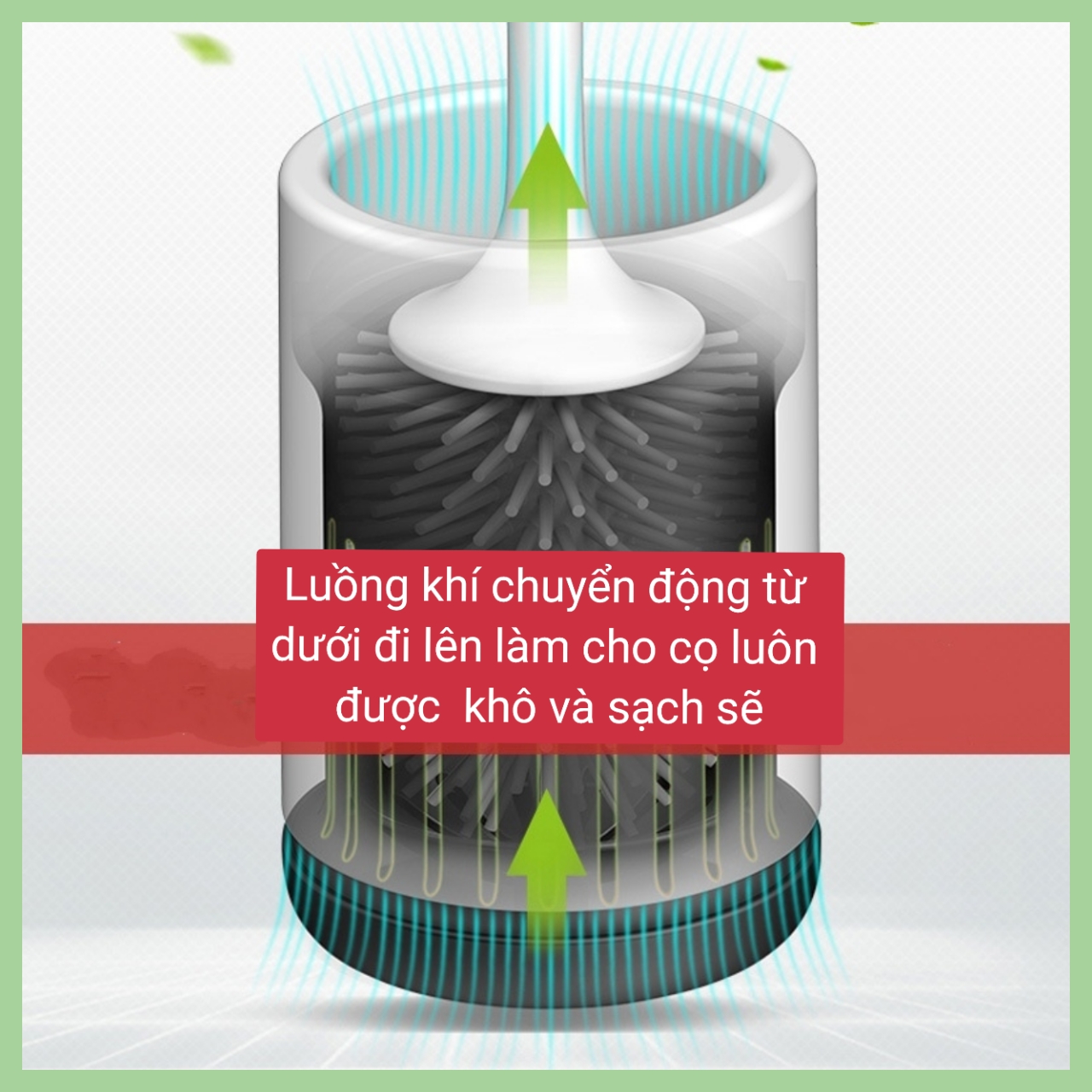 Bộ chổi cọ rửa nhà vệ sinh, nhà tắm thông minh