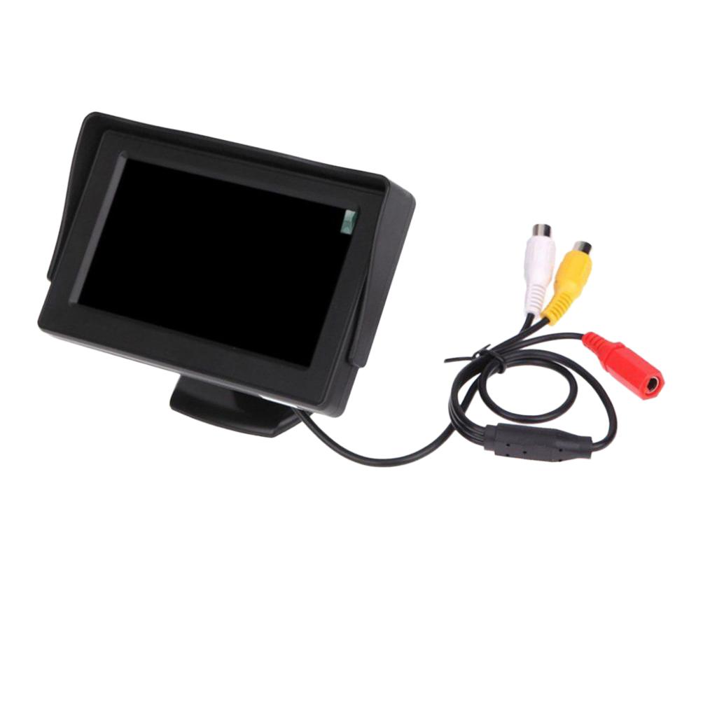 LCD HD 4.3" Car Reverse Rear View Backup Camera Monitor