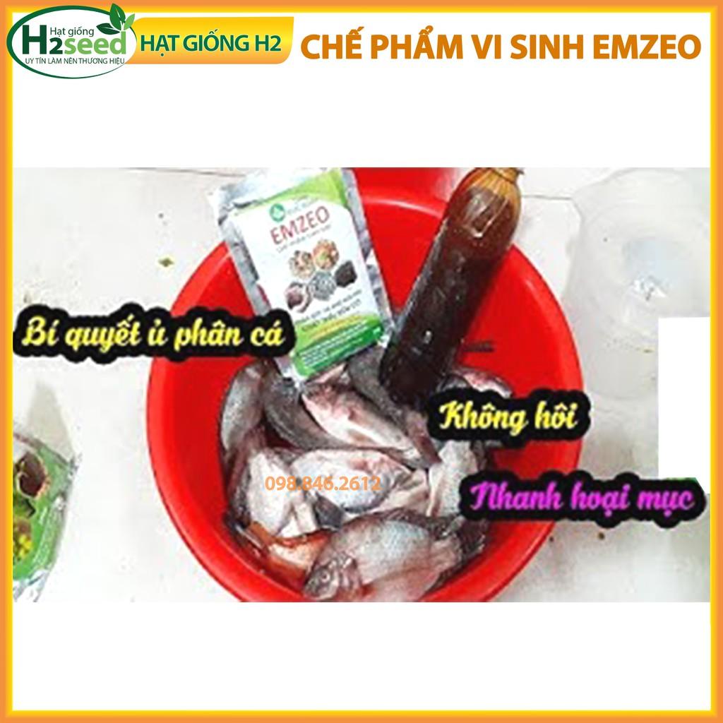 Combo 10 Chế phẩm vi sinh Emzeo - Gói 200g - Khử mùi hôi phân cá, ủ đậu tương và rác thải sinh hoạt