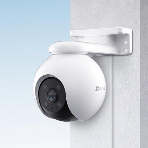 Camera wifi ngoài trời Ezviz H8 Pro 3MP - 2K/ 5MP - 3K, Phát hiện người, xe bằng AI, Xoay 360 độ, Quay màu ban đêm - Hàng Chính Hãng