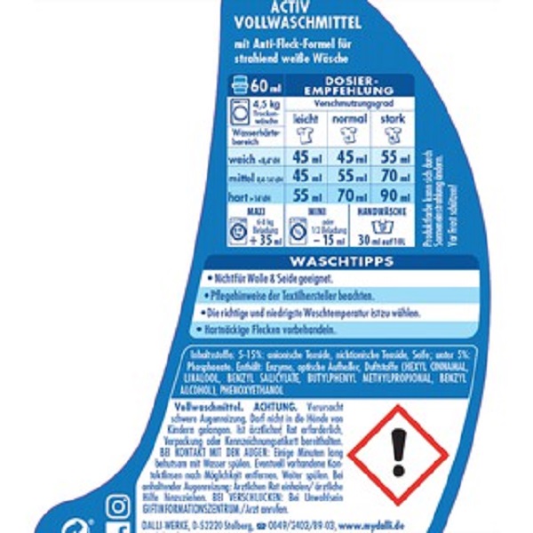 Nước Giặt Dalli Aktiv Vollwaschmittel
