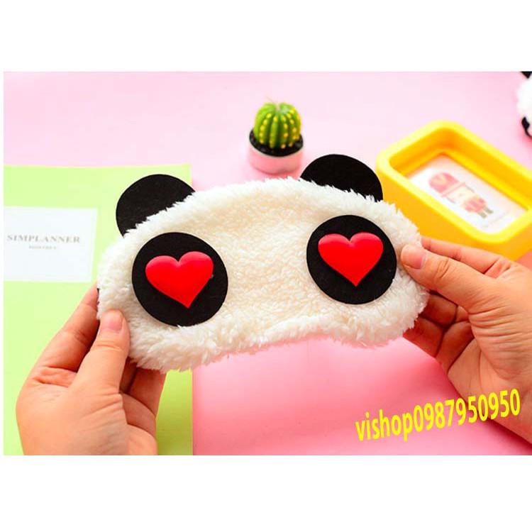 BỊT MẮT NGỦ KUTE HÌNH GẤU TRÚC