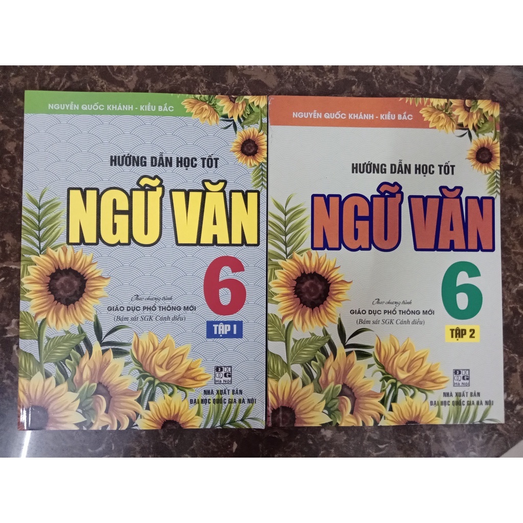 SÁCH - combo hướng dẫn học tốt ngữ văn 6 - tập 1+2 (bám sát sgk cánh diều)