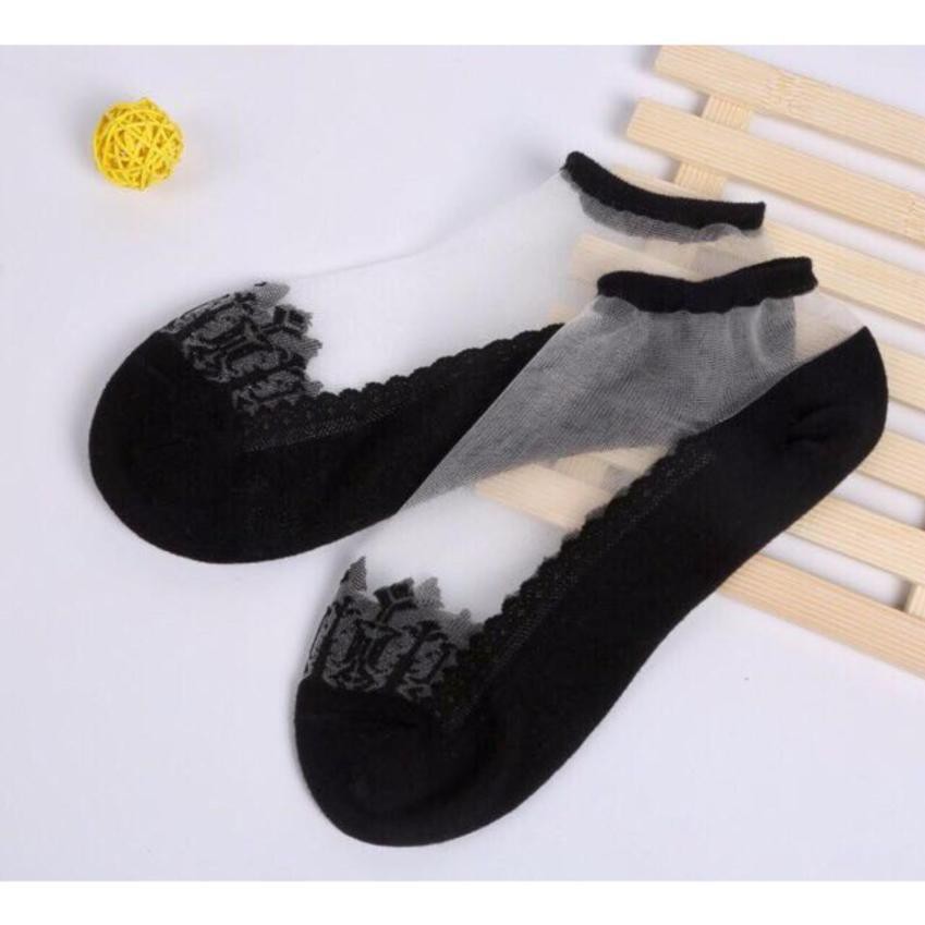 Combo 10 đôi tất hài ren công chúa