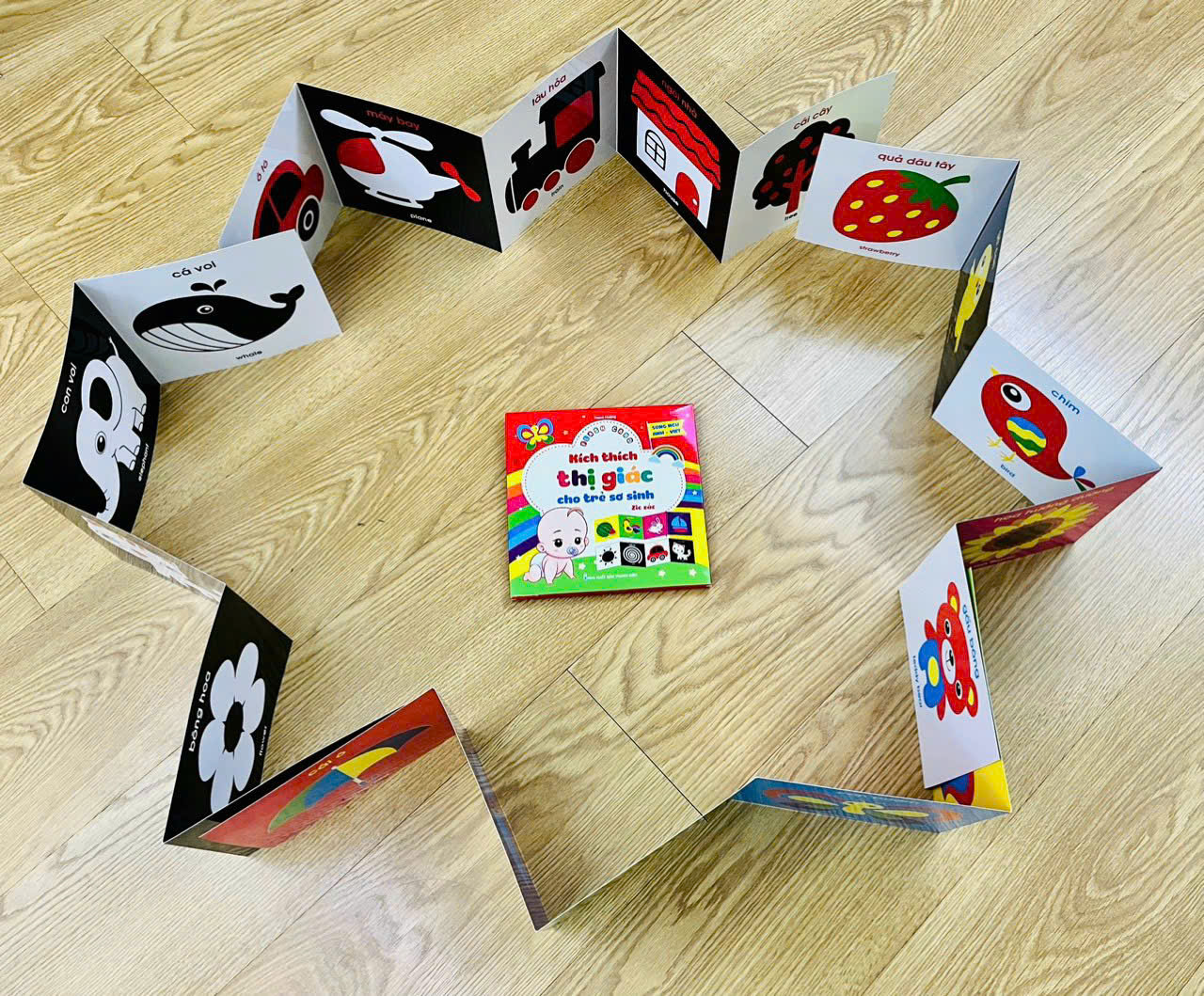 Flashcard - Kích Thích Thị Giác Cho Trẻ Sơ Sinh - Zic zắc