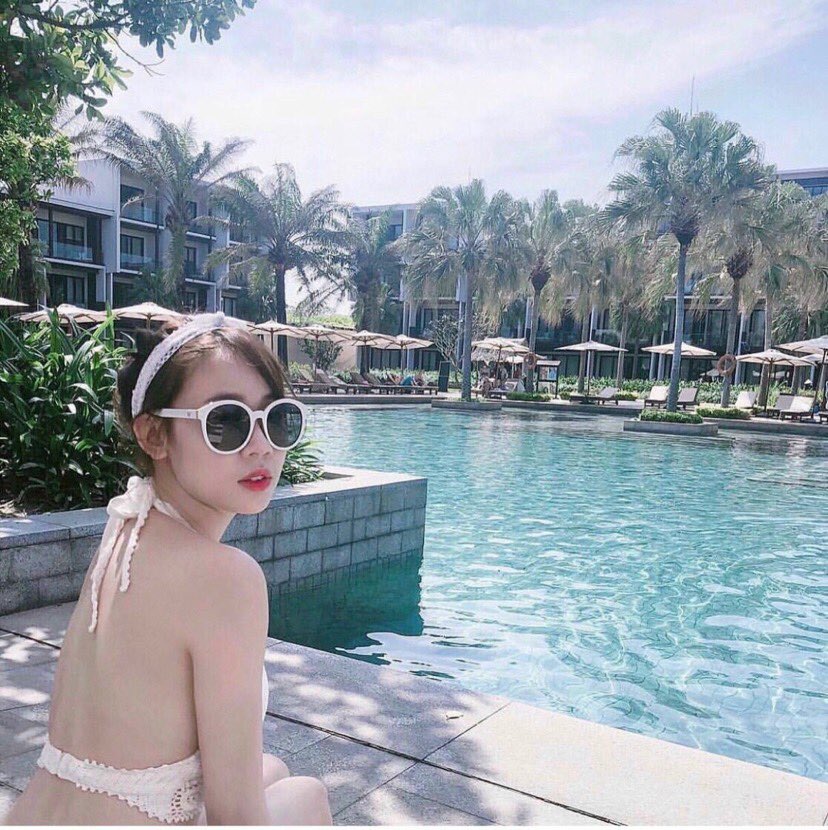 Kính xinh, Kính râm, Kính mát Mắt tròn trắng thời trang + tặng Tuavit Kính Xinh mini
