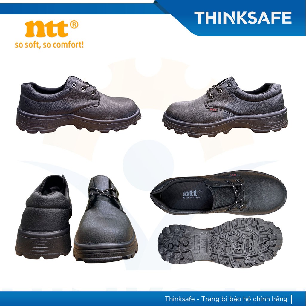 Giày bảo hộ lao động nam Thinksafe - Giày NTT chống nước, chống đinh, va đập, trơn trượt, giày công trình, công trường nhà máy, giày bảo hộ cổ thấp giá rẻ