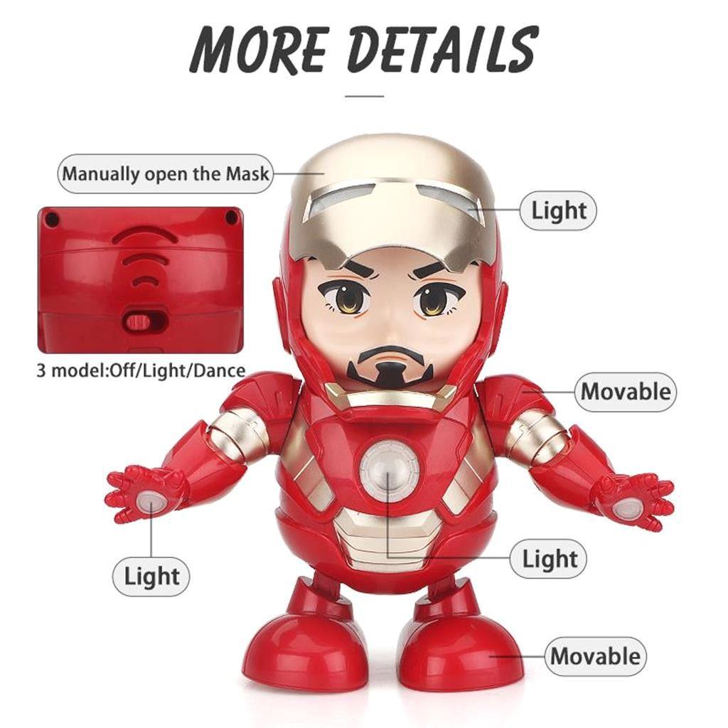 Đồ Chơi Siêu Nhân Iron Man Nhún Nhảy Theo Điệu Nhạc Vui Nhộn
