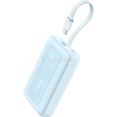 Sạc dự phòng Anker Zolo Power Bank 1USB 1Type-C 30W 10000mAh A1688 - Hàng chính hãng