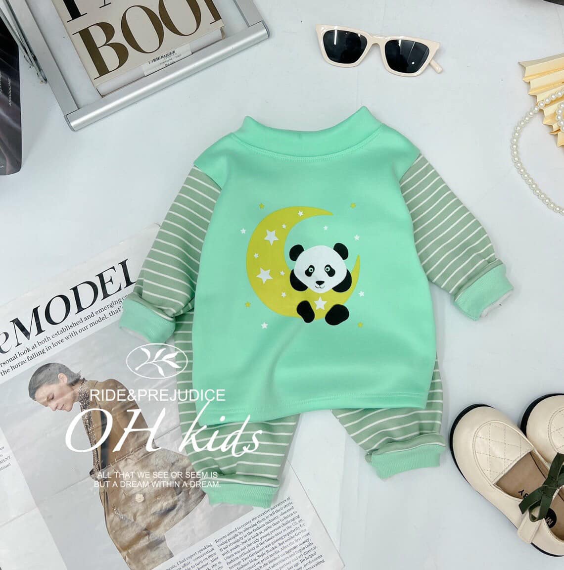 Set bộ nỉ bông cho bé