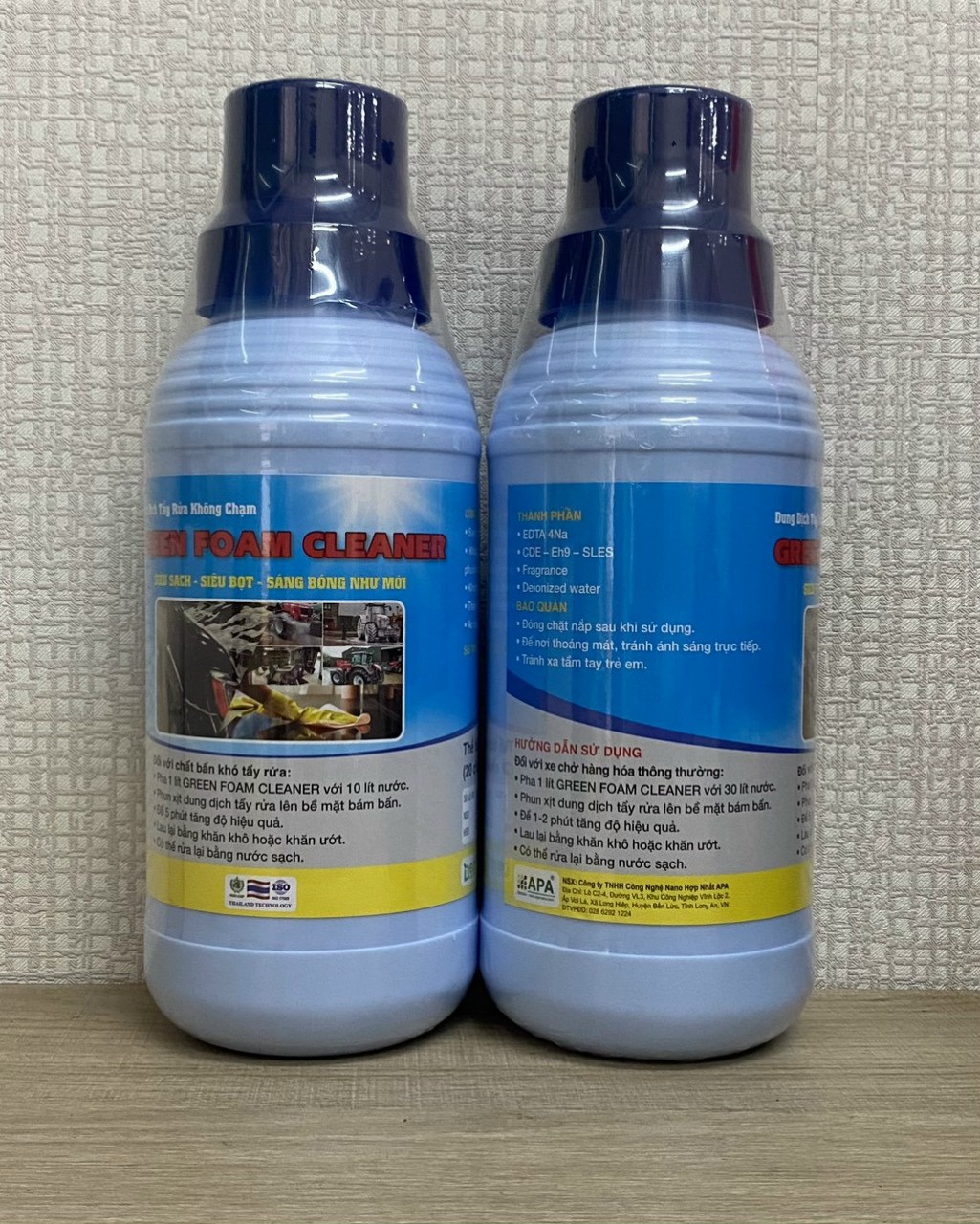 Tẩy rửa đa năng, rửa xe không chạm GREEN FOAM CLEANER - chai 1000ml