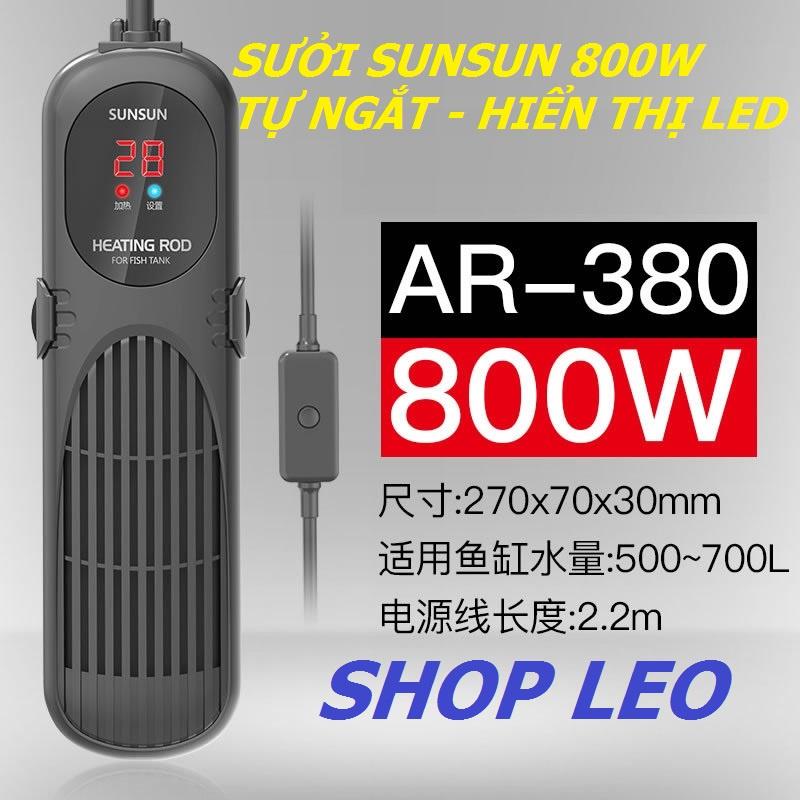 Sưởi hiển thị led Sunsun - Sưởi bể cá cao cấp - Phụ kiện cá cảnh - Shopleo