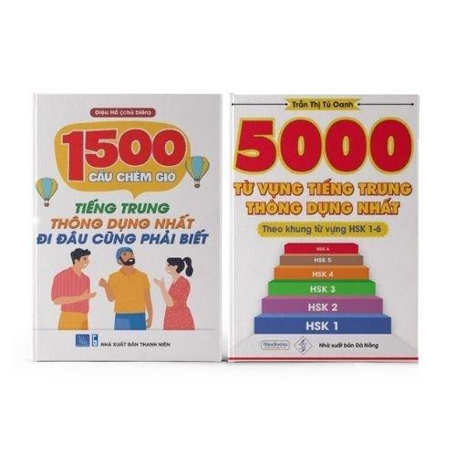 Sách - Combo: 1500 Câu chém gió tiếng Trung thông dụng nhất + 5000 từ vựng tiếng Trung thông dụng nhất