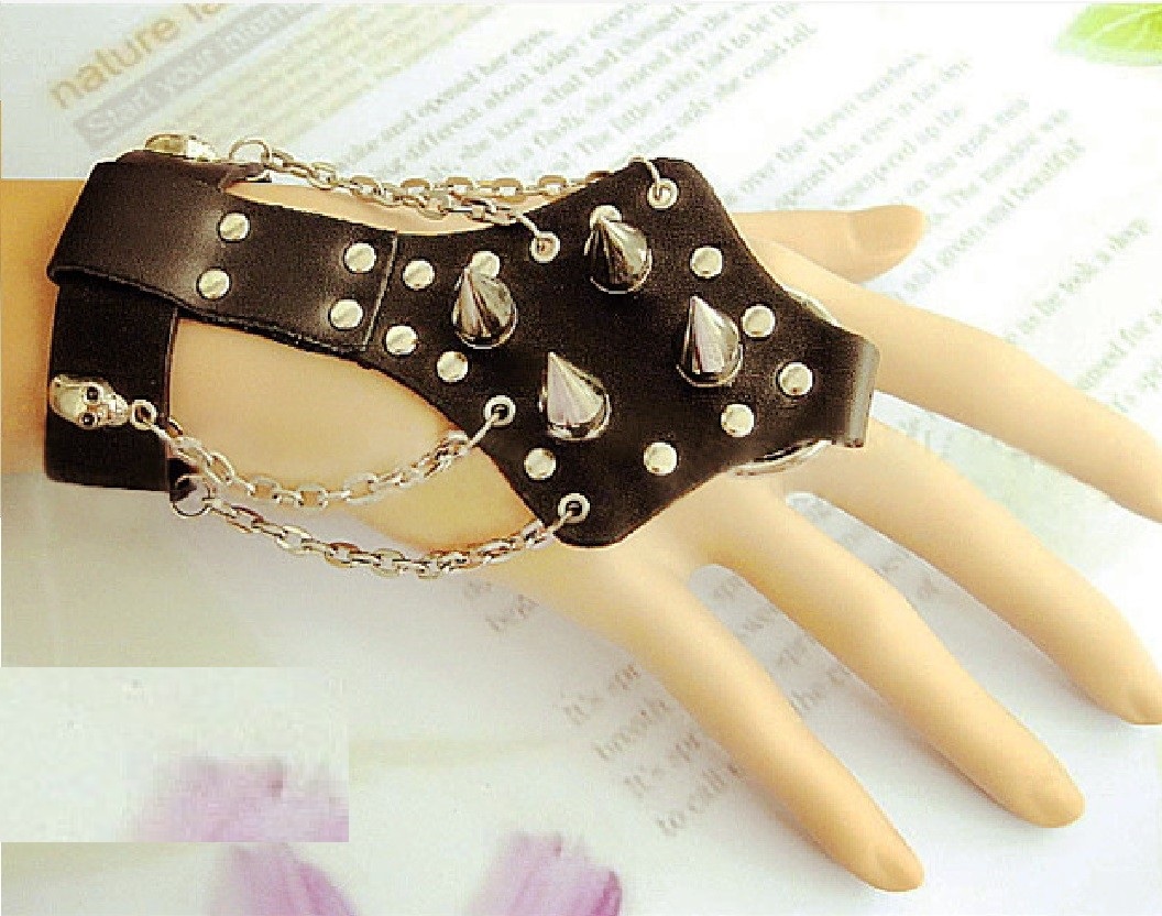Vòng tay nam nữ UNISEX dây da cá tính phong cách Cosplay