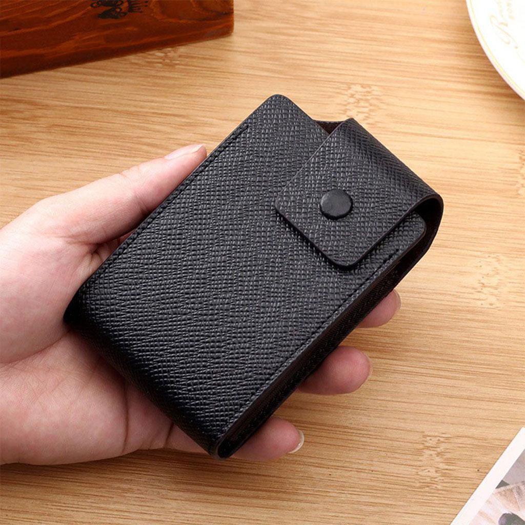 Minimalist Card Holder Large Capacity Money Clip PU Women Pocket