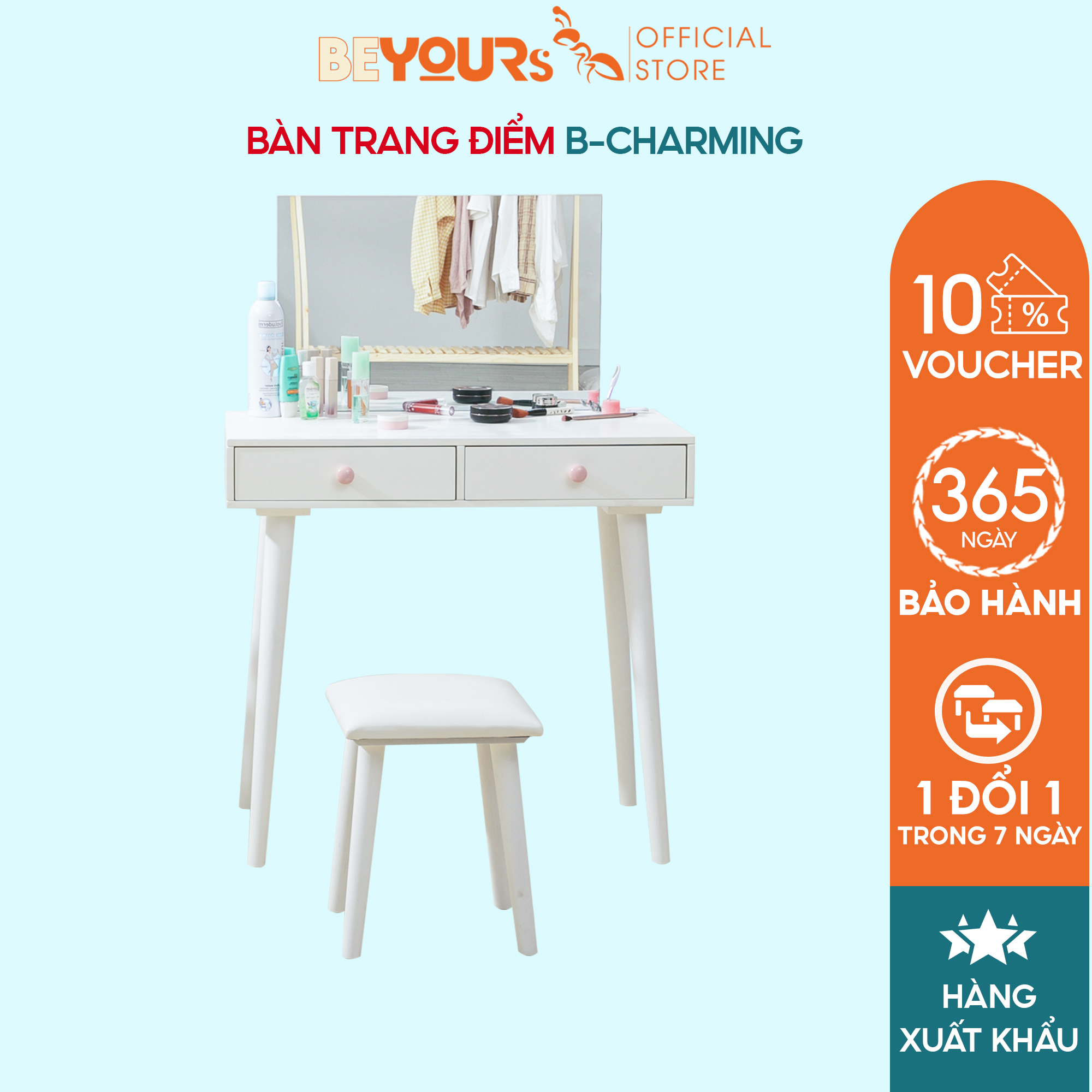 Bàn Trang Điểm B Charming Dressing Table Nội Thất Kiểu Hàn BEYOURs