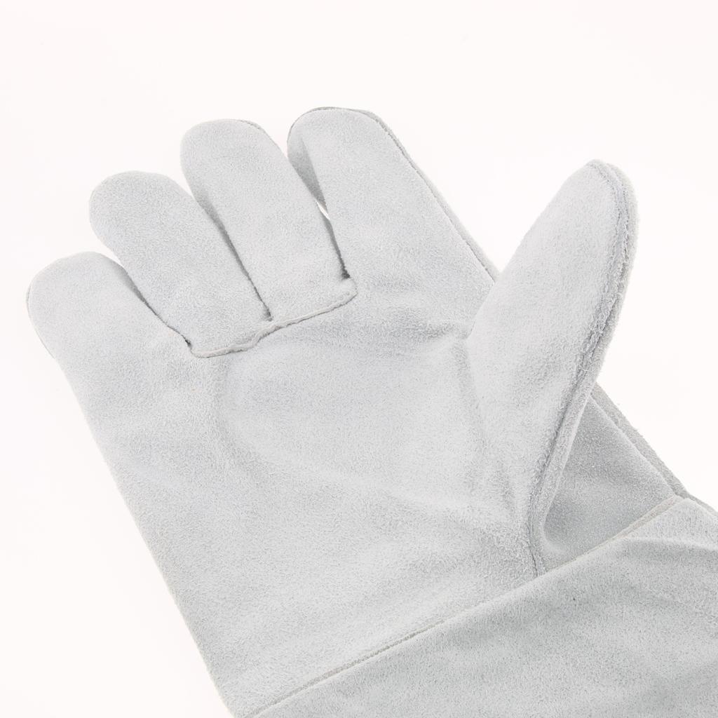 Welding Gloves Heat/ Fire Resistant Industrial Leather Gloves 1 Pair