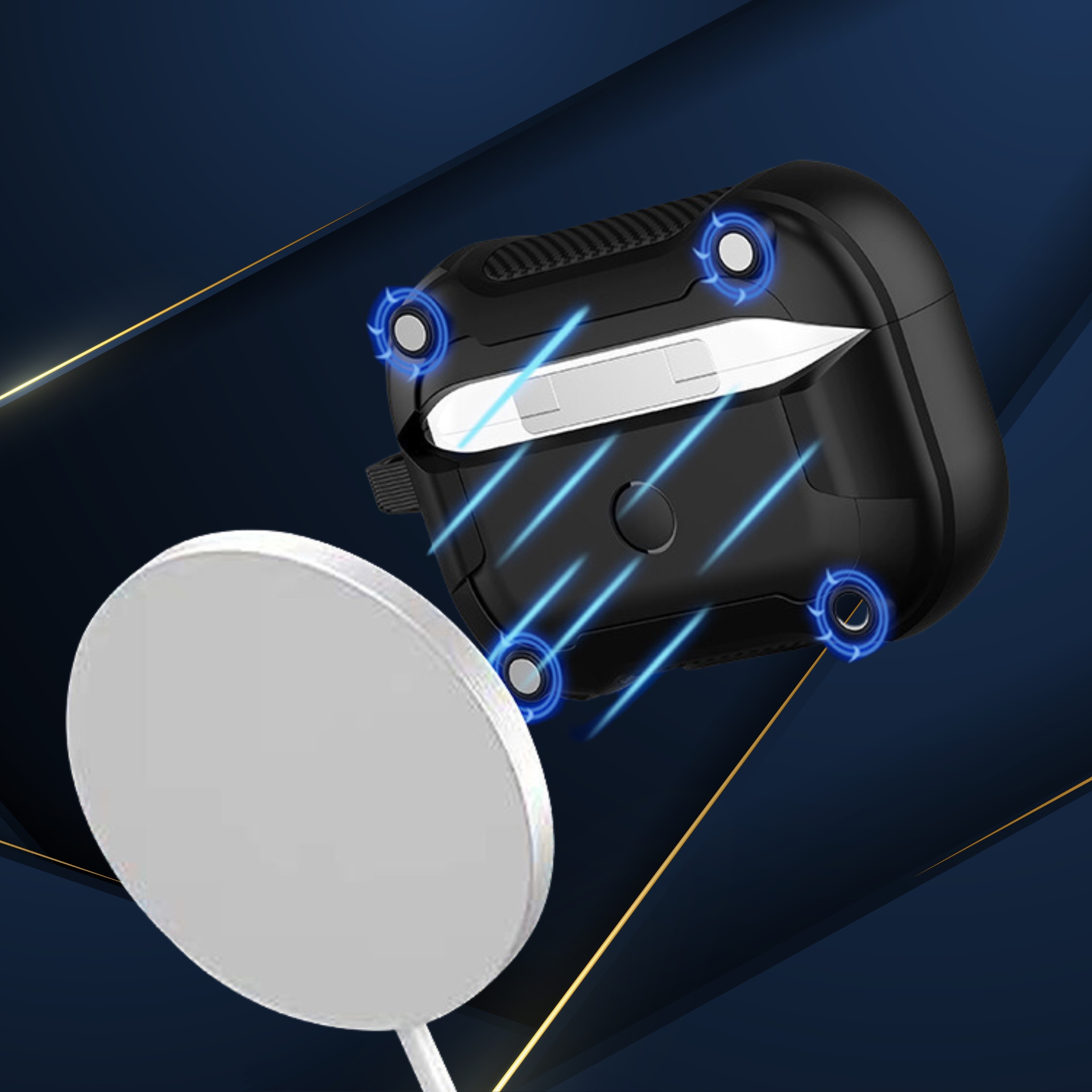 Ốp Lưng Case Bao Dành Cho Airpods Pro 2 / Airpods Pro, Kai.N Mag Amazon - Hàng Chính Hãng