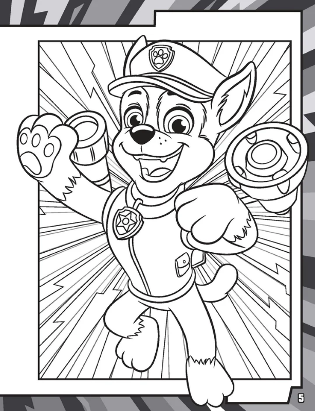 Sách Paw Patrol - Mega Colouring Book - To The Rescue!