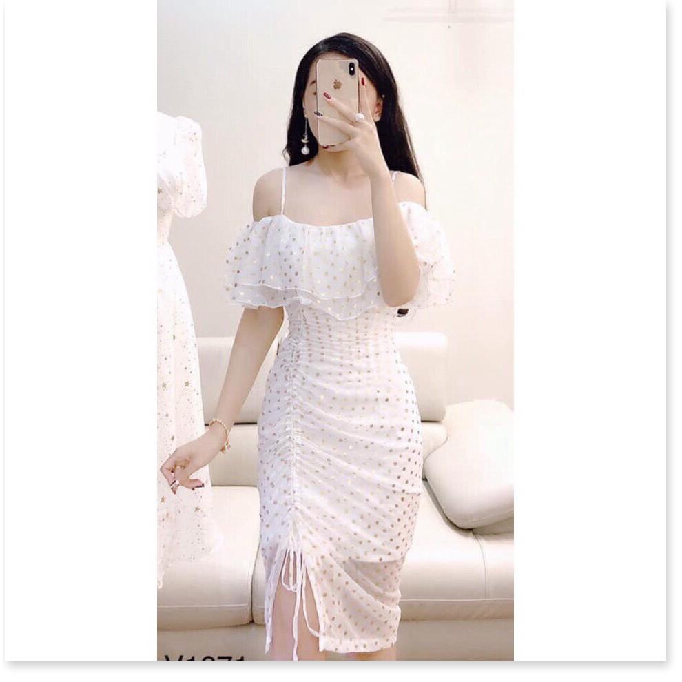 Đầm body 2 dây dự tiệc siêu chảnh cho nàng