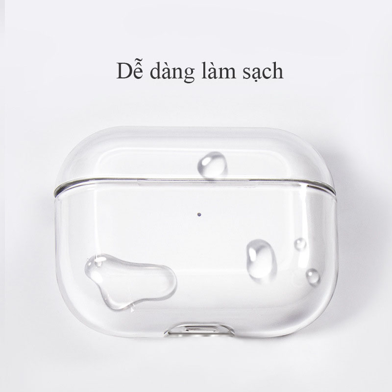 Bao Ốp Case Dành Cho Apple Airpods Pro Chất Liệu PC Trong Suốt