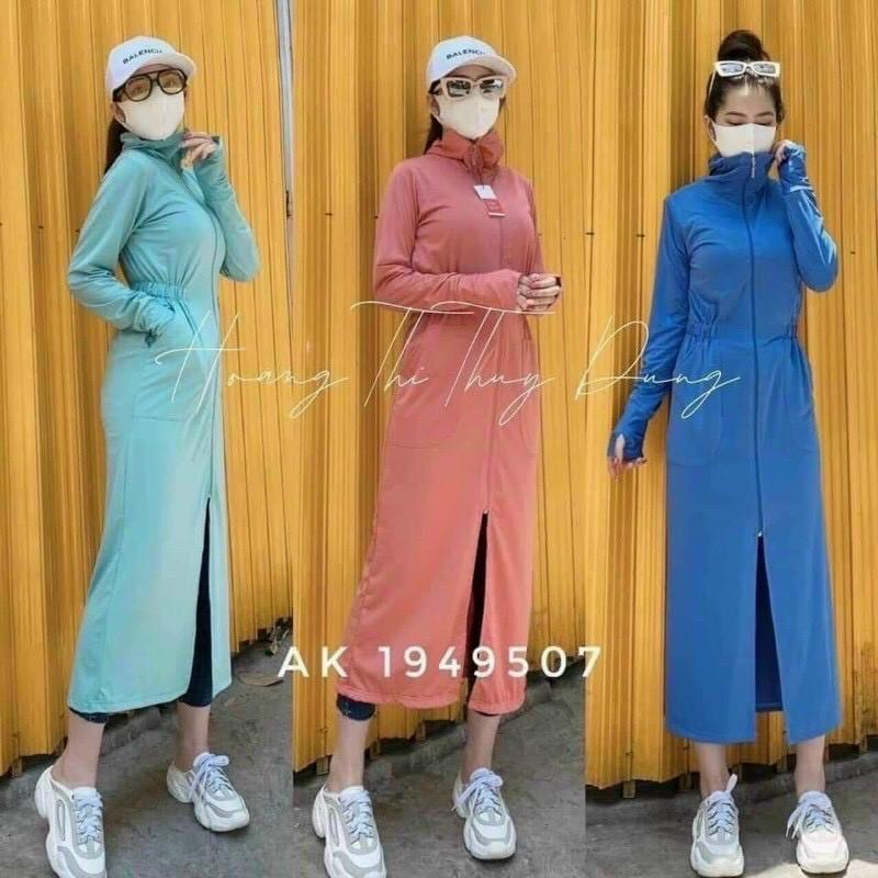 Áo Chống Nắng Nữ Chát Vải Thun Lạnh Thông Hơi Cao Cấp