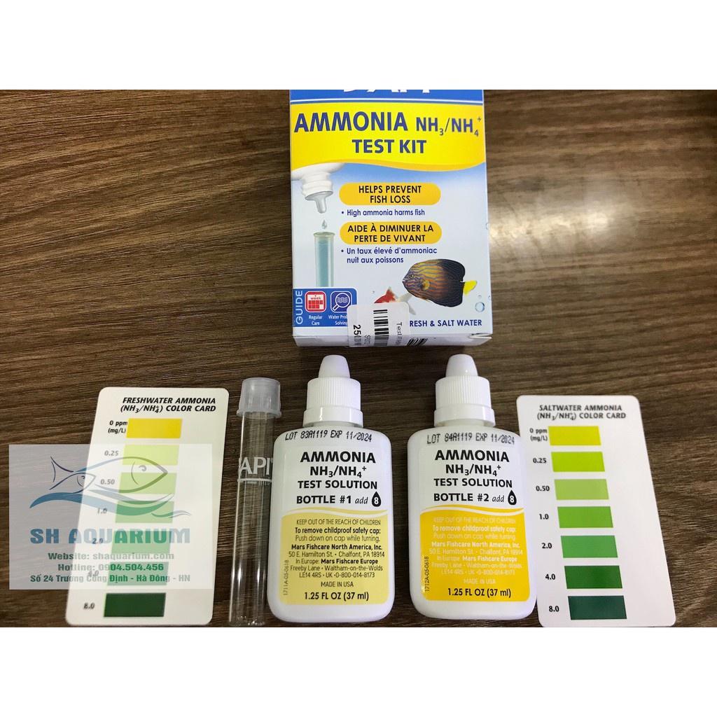 COMBO BỘ TEST API AMMONIA TEST KIT + 1 BÚT ĐO PH HỒ CÁ
