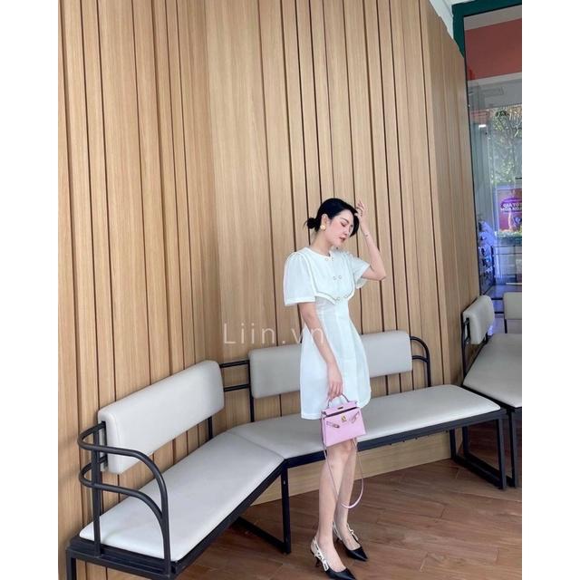 LIIN - Váy cổ vuông cách điệu