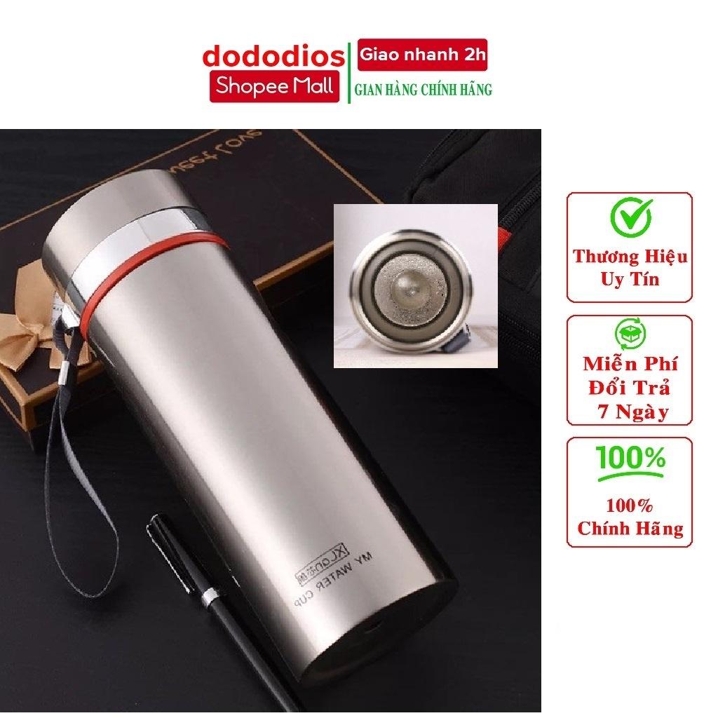 DODODIOS bình đựng nước giữ nhiệt bằng inox có quai đeo tiện dụng 1000ml - Hàng chính hãng