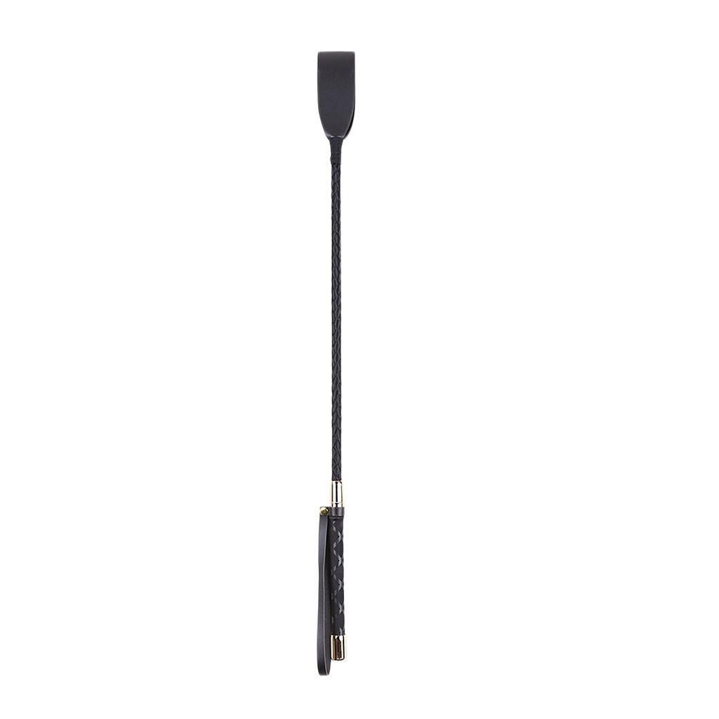 Leather Horse Riding Crop Straight Strict Restraint Cosplay Toy for