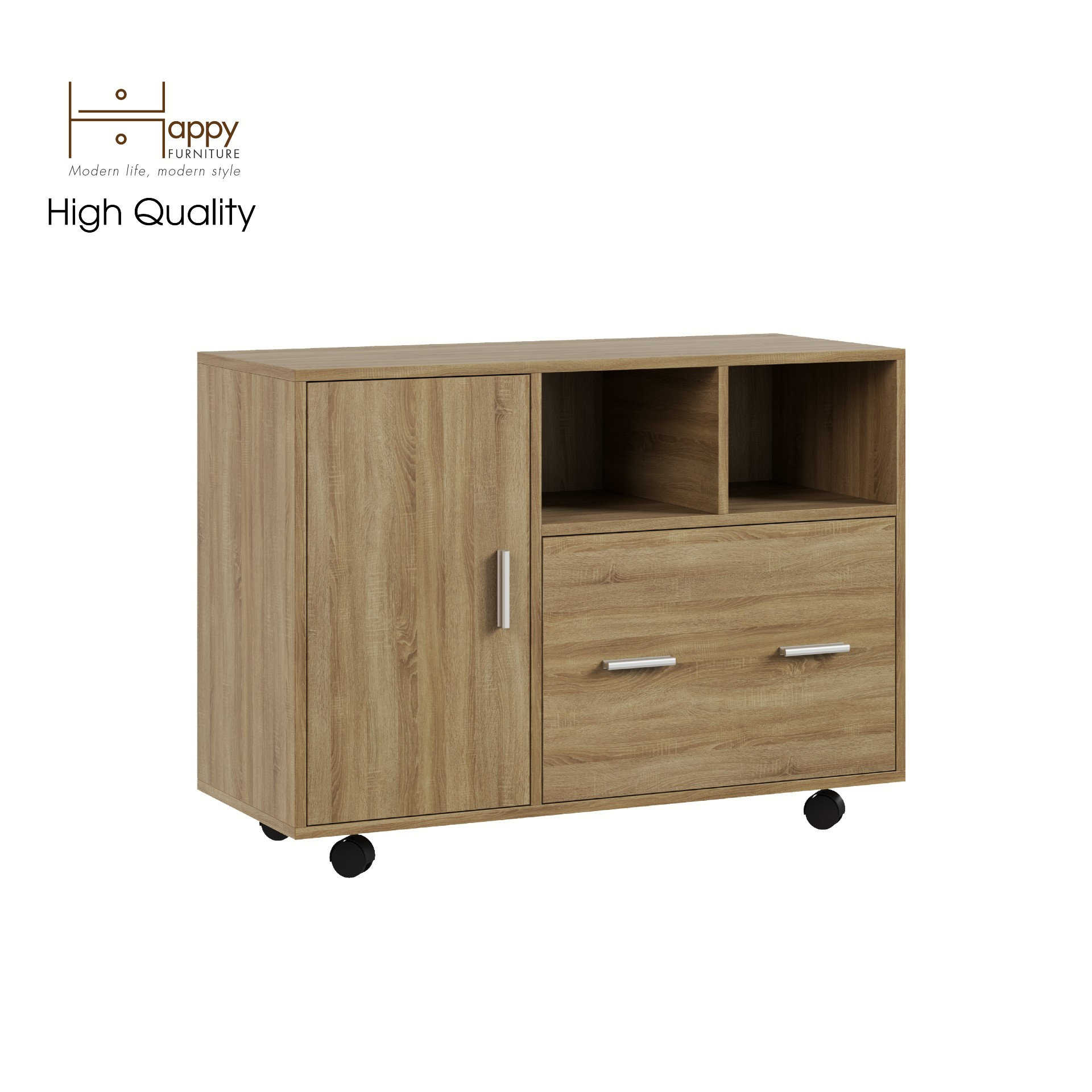 [Happy Home Furniture] COMFEE, Tủ đựng hồ sơ 2 cửa mở ,  100cm x 40cm x 66cm ( DxRxC), THK_019