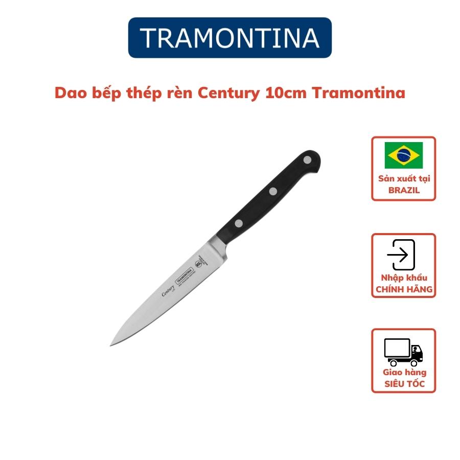 Dao Hoa Quả Cao Cấp Tramontina Century Chiều Dài Lưỡi 10cm Chất Liệu Thép Không Gỉ Siêu Sắc Bén Rèn Nguyên Khối Sản Xuất Tại Brazil Bảo Hành 25 Năm