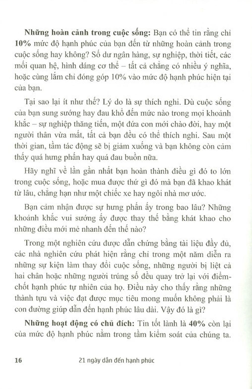 21 Ngày Dẫn Đến Hạnh Phúc