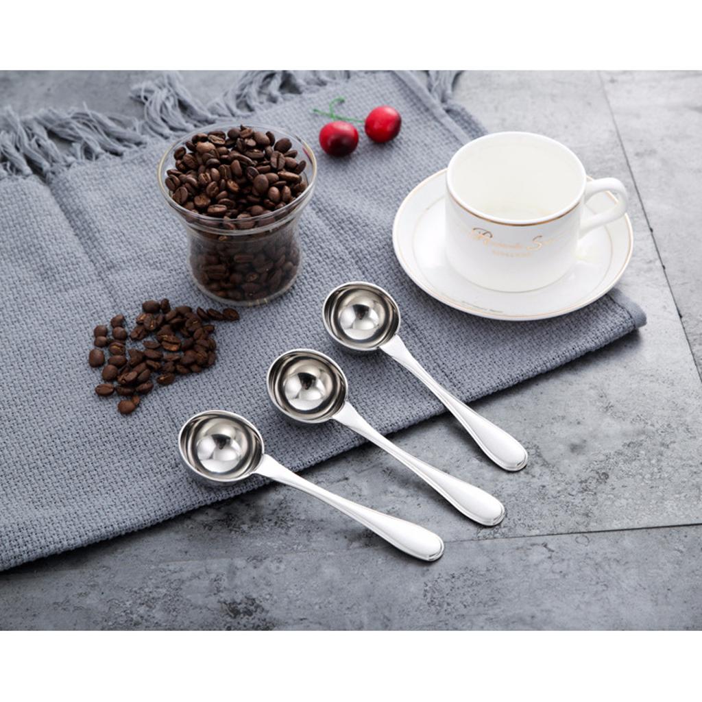 Tea Coffee Scoop Stainless Steel Measuring Spoons for Loose Leaf Tea, Coffee