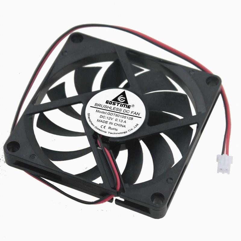 1 Pcs Gdstime 1Pin 801s 11V 80x80x1mm DC Computer Burshless Cooler Cooling Fan 80mm x 1mm 8cm