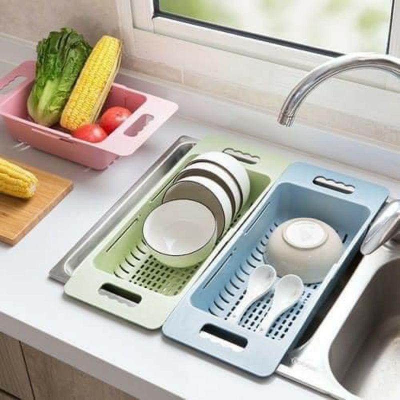 Khay gác bồn rửa bát để đồ đa năng tiện dụng