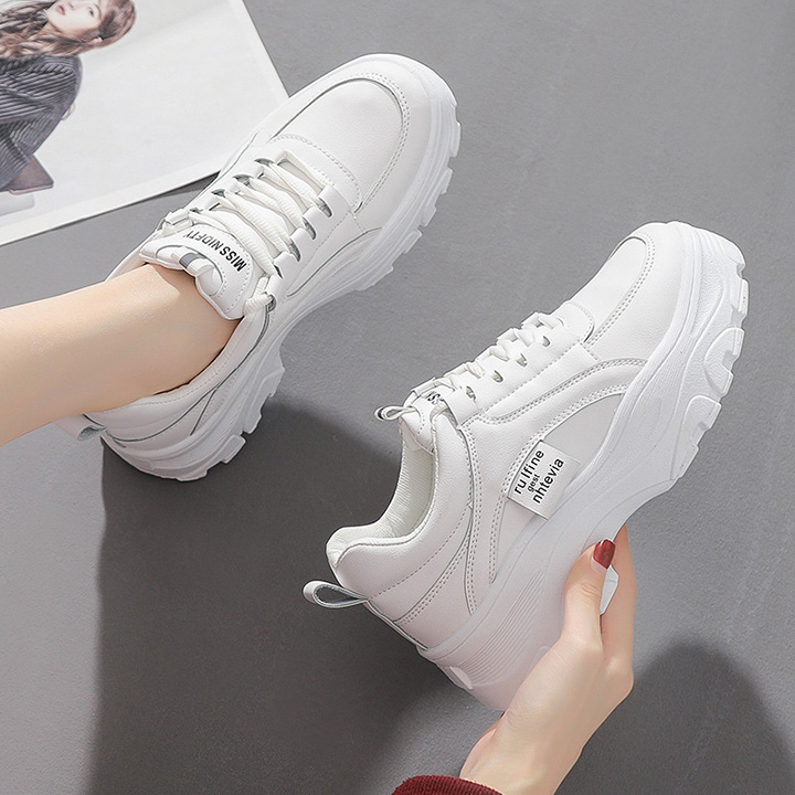 Giày nữ sneaker đế cao 5cm Bemitte SBM009