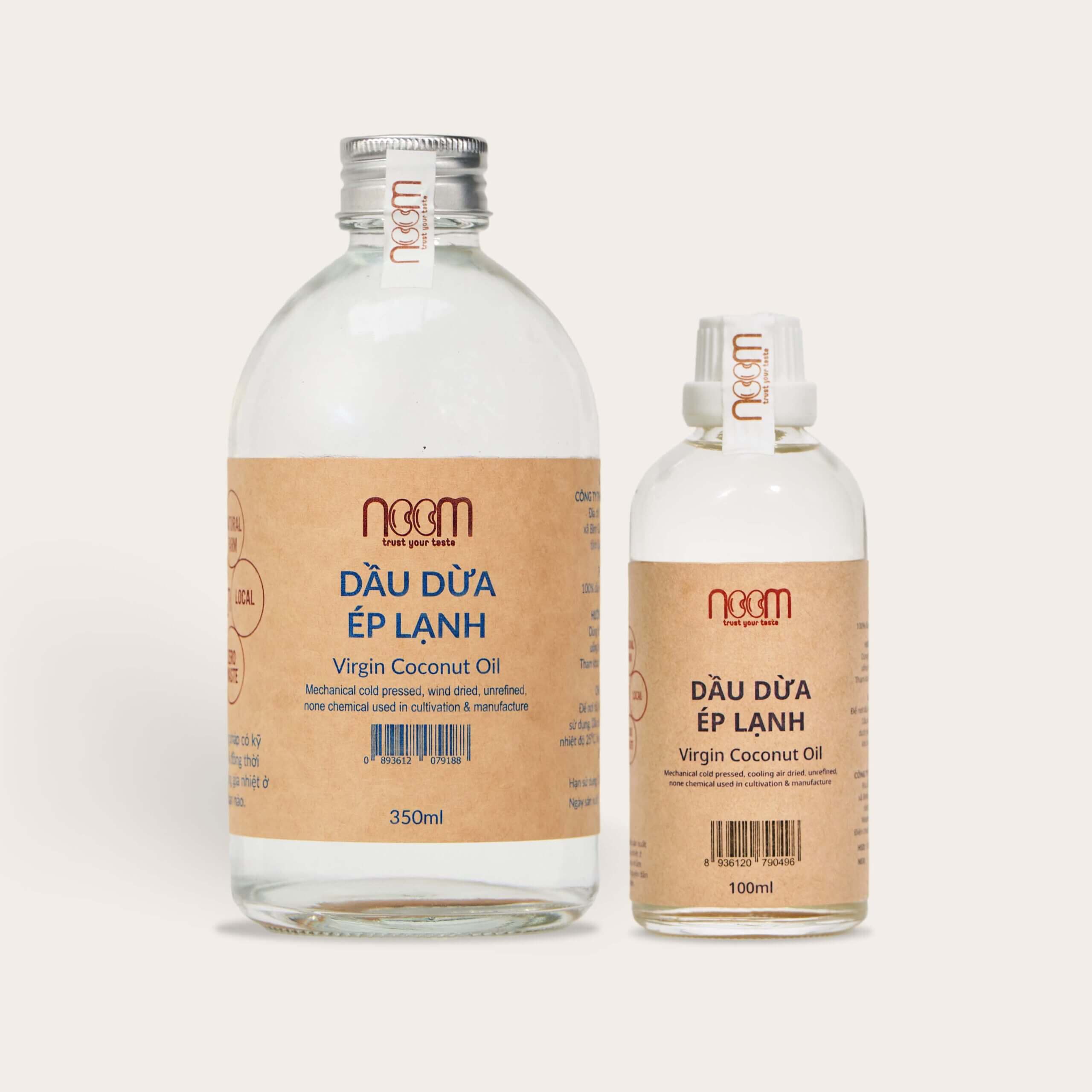 Dầu dừa nguyên chất ép lạnh Noom 100ml