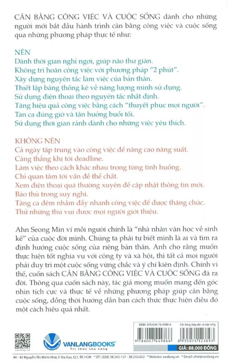 Cân Bằng Công Việc Và Cuộc Sống