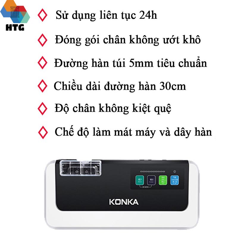 Máy hút chân không dùng mọi loại túi Konka - Hàng chính hãng