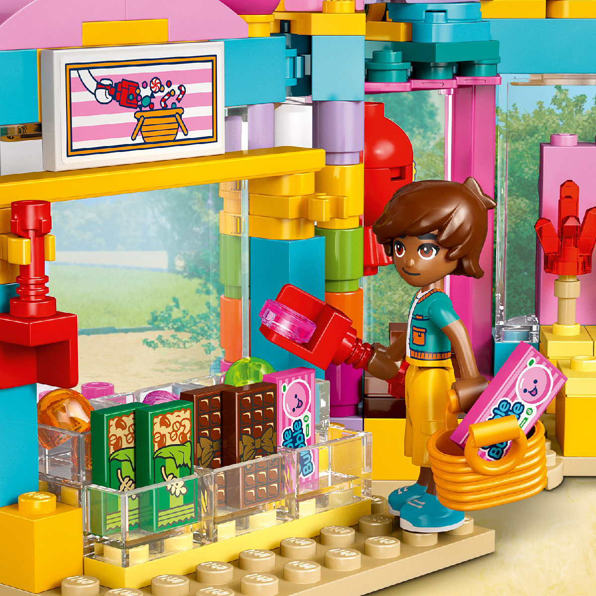 Đồ Chơi Lắp Ráp Cửa Hàng Kẹo Ngọt Thành Phố Heartlake LEGO FRIENDS 42649 (376 Chi Tiết)