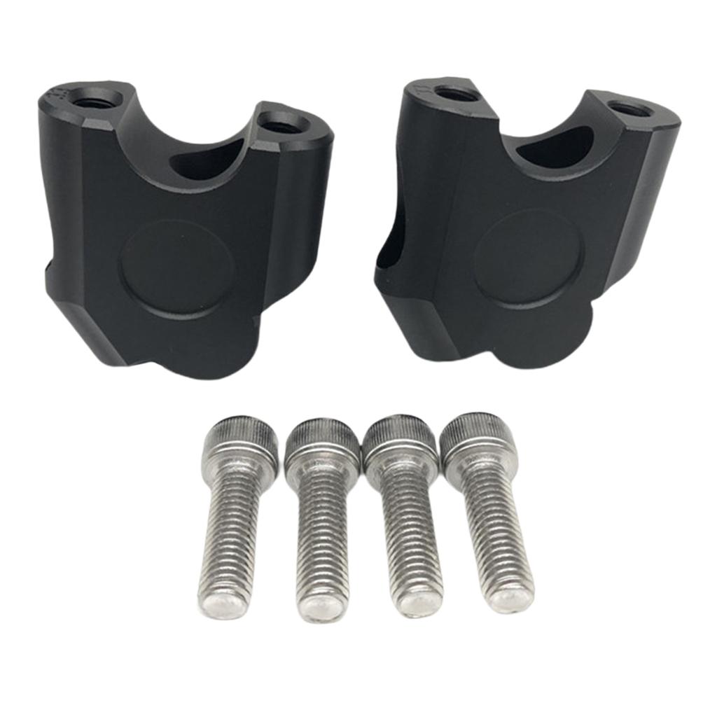 Motorcycle CNC Handlebar Riser Clamp 7/8\" Handlebars Clamp Easy Install