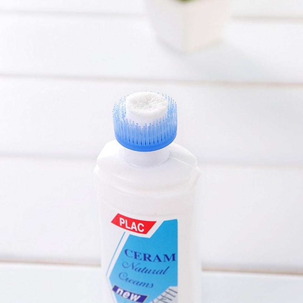 Chai Tẩy Trắng Giày Dép, Túi Ví Siêu Sạch Dạng Đầu Cọ Tiện Lợi, Chuyên Dụng PLAC CREAM WHITE