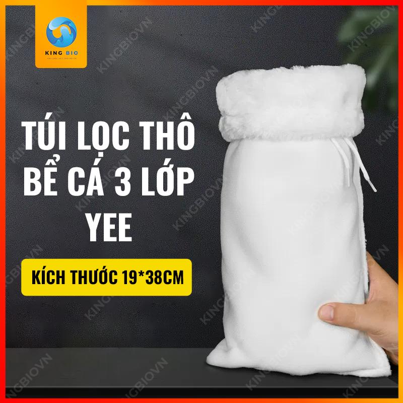 Túi lọc bể cá cao cấp Yee – túi lọc dày 3 lớp, lọc cặn, lọc thô cho bể cá