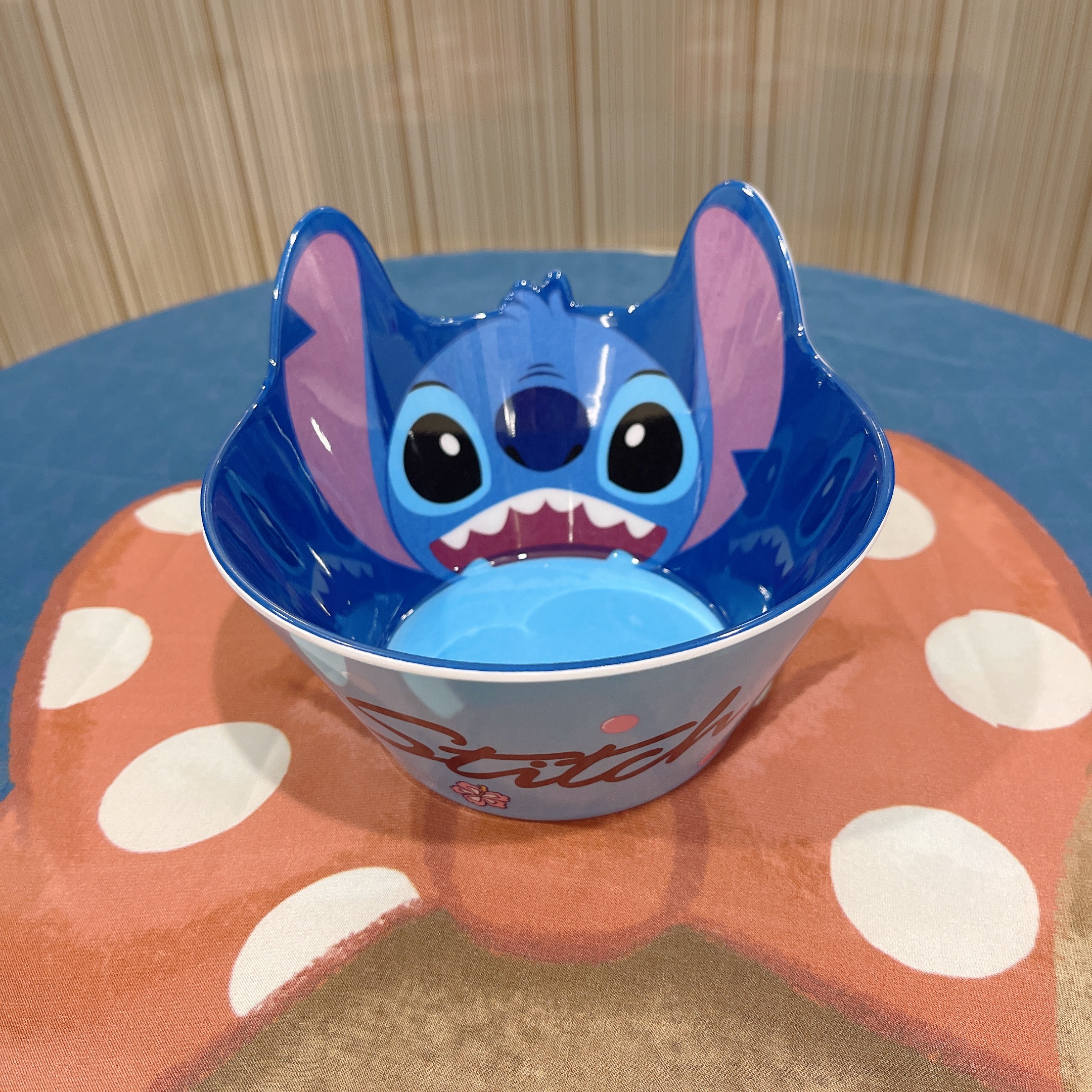 Chén ăn tô nhựa melamine hình Stitch Disney nổi 3D cho trẻ em bé trai - CHENSTIT